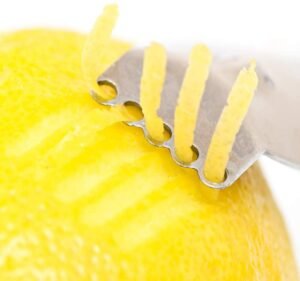 Citrus Lemon Zester Stainless Steel Peeler Kitchen Tool Fruit Exfoliator Efficient Sharp Durable Easy Peel Gadget - Image 5
