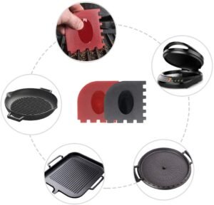 2-Pack Pan Grill Scrapers: Cleaners for Effortless Cooking - Image 4