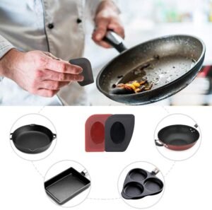 2-Pack Pan Grill Scrapers: Cleaners for Effortless Cooking