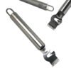 Citrus Lemon Zester Stainless Steel Peeler Kitchen Tool Fruit Exfoliator Efficient Sharp Durable Easy Peel Gadget