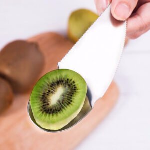 Kiwi Fruit Peeler Knife Stainless Steel Kitchen Tool Quick Easy Sharp Durable Efficient Cutter Gadget - Image 6