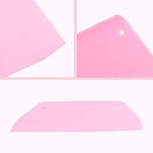 Baking Pastry Spatula Dough Scraper Pink Medium Cake Utensil Kitchen Accessory Nonstick Plastic Food Prep Cooking Gadget - Image 3