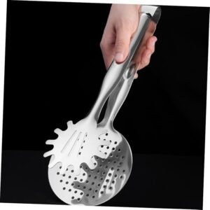 Pasta Serving Tongs Stainless Steel Drainer Spoon Strainer Kitchen – DrainMate - Image 3
