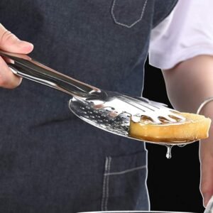 Pasta Serving Tongs Stainless Steel Drainer Spoon Strainer Kitchen – DrainMate - Image 10