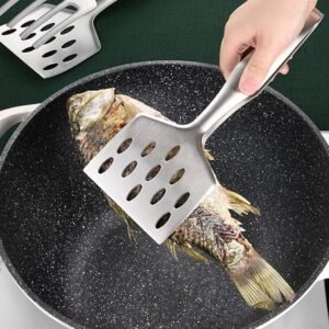 BBQ Grill Tongs Stainless Steel Spatula Fork Food Flipper Tool – Fork&Flip - Image 8