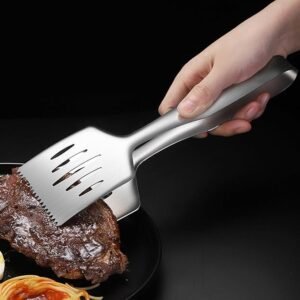 BBQ Grill Tongs Stainless Steel Spatula Fork Food Flipper Tool – Fork&Flip - Image 10