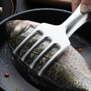 Meat Serving Tongs Stainless Steel BBQ Fork Buffet Food Server – DoubleFork - Image 4