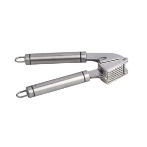 Stainless Steel Garlic Crusher - Durable, Rust-Resistant, Ergonomic Handle, Easy to Use and Clean for Everyday Cooking - Image 2